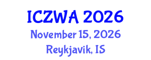 International Conference on Zoology and Wild Animals (ICZWA) November 15, 2026 - Reykjavik, Iceland International Conference on Zoology and Wild Animals (ICZWA) November 15, 2026 - Reykjavik, Iceland