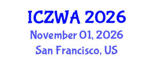International Conference on Zoology and Wild Animals (ICZWA) November 01, 2026 - San Francisco, United States International Conference on Zoology and Wild Animals (ICZWA) November 01, 2026 - San Francisco, United States