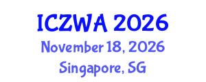 International Conference on Zoology and Wild Animals (ICZWA) November 18, 2026 - Singapore, Singapore International Conference on Zoology and Wild Animals (ICZWA) November 18, 2026 - Singapore, Singapore