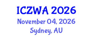 International Conference on Zoology and Wild Animals (ICZWA) November 04, 2026 - Sydney, Australia International Conference on Zoology and Wild Animals (ICZWA) November 04, 2026 - Sydney, Australia
