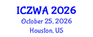 International Conference on Zoology and Wild Animals (ICZWA) October 25, 2026 - Houston, United States International Conference on Zoology and Wild Animals (ICZWA) October 25, 2026 - Houston, United States