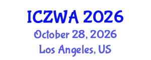 International Conference on Zoology and Wild Animals (ICZWA) October 28, 2026 - Los Angeles, United States International Conference on Zoology and Wild Animals (ICZWA) October 28, 2026 - Los Angeles, United States