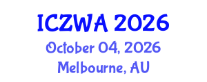International Conference on Zoology and Wild Animals (ICZWA) October 04, 2026 - Melbourne, Australia International Conference on Zoology and Wild Animals (ICZWA) October 04, 2026 - Melbourne, Australia