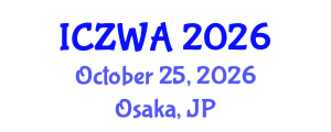 International Conference on Zoology and Wild Animals (ICZWA) October 25, 2026 - Osaka, Japan International Conference on Zoology and Wild Animals (ICZWA) October 25, 2026 - Osaka, Japan