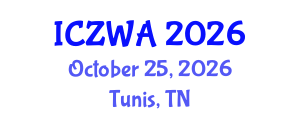 International Conference on Zoology and Wild Animals (ICZWA) October 25, 2026 - Tunis, Tunisia International Conference on Zoology and Wild Animals (ICZWA) October 25, 2026 - Tunis, Tunisia