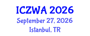 International Conference on Zoology and Wild Animals (ICZWA) September 27, 2026 - Istanbul, Turkey International Conference on Zoology and Wild Animals (ICZWA) September 27, 2026 - Istanbul, Turkey