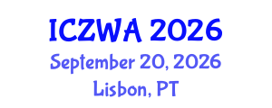 International Conference on Zoology and Wild Animals (ICZWA) September 20, 2026 - Lisbon, Portugal International Conference on Zoology and Wild Animals (ICZWA) September 20, 2026 - Lisbon, Portugal