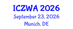 International Conference on Zoology and Wild Animals (ICZWA) September 23, 2026 - Munich, Germany International Conference on Zoology and Wild Animals (ICZWA) September 23, 2026 - Munich, Germany