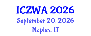 International Conference on Zoology and Wild Animals (ICZWA) September 20, 2026 - Naples, Italy International Conference on Zoology and Wild Animals (ICZWA) September 20, 2026 - Naples, Italy