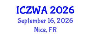 International Conference on Zoology and Wild Animals (ICZWA) September 16, 2026 - Nice, France International Conference on Zoology and Wild Animals (ICZWA) September 16, 2026 - Nice, France