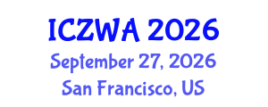 International Conference on Zoology and Wild Animals (ICZWA) September 27, 2026 - San Francisco, United States International Conference on Zoology and Wild Animals (ICZWA) September 27, 2026 - San Francisco, United States