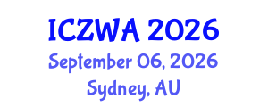 International Conference on Zoology and Wild Animals (ICZWA) September 06, 2026 - Sydney, Australia International Conference on Zoology and Wild Animals (ICZWA) September 06, 2026 - Sydney, Australia