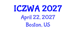 International Conference on Zoology and Wild Animals (ICZWA) April 22, 2027 - Boston, United States International Conference on Zoology and Wild Animals (ICZWA) April 22, 2027 - Boston, United States