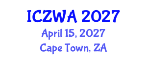International Conference on Zoology and Wild Animals (ICZWA) April 15, 2027 - Cape Town, South Africa International Conference on Zoology and Wild Animals (ICZWA) April 15, 2027 - Cape Town, South Africa