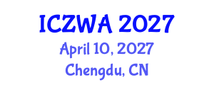 International Conference on Zoology and Wild Animals (ICZWA) April 10, 2027 - Chengdu, China International Conference on Zoology and Wild Animals (ICZWA) April 10, 2027 - Chengdu, China