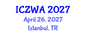 International Conference on Zoology and Wild Animals (ICZWA) April 26, 2027 - Istanbul, Turkey International Conference on Zoology and Wild Animals (ICZWA) April 26, 2027 - Istanbul, Turkey