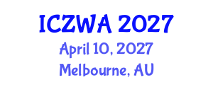 International Conference on Zoology and Wild Animals (ICZWA) April 10, 2027 - Melbourne, Australia International Conference on Zoology and Wild Animals (ICZWA) April 10, 2027 - Melbourne, Australia