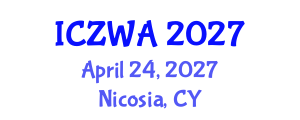 International Conference on Zoology and Wild Animals (ICZWA) April 24, 2027 - Nicosia, Cyprus International Conference on Zoology and Wild Animals (ICZWA) April 24, 2027 - Nicosia, Cyprus