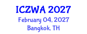 International Conference on Zoology and Wild Animals (ICZWA) February 04, 2027 - Bangkok, Thailand International Conference on Zoology and Wild Animals (ICZWA) February 04, 2027 - Bangkok, Thailand