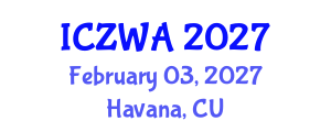 International Conference on Zoology and Wild Animals (ICZWA) February 03, 2027 - Havana, Cuba International Conference on Zoology and Wild Animals (ICZWA) February 03, 2027 - Havana, Cuba