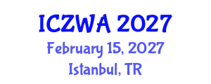 International Conference on Zoology and Wild Animals (ICZWA) February 15, 2027 - Istanbul, Turkey International Conference on Zoology and Wild Animals (ICZWA) February 15, 2027 - Istanbul, Turkey
