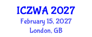 International Conference on Zoology and Wild Animals (ICZWA) February 15, 2027 - London, United Kingdom International Conference on Zoology and Wild Animals (ICZWA) February 15, 2027 - London, United Kingdom