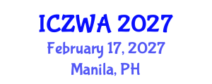 International Conference on Zoology and Wild Animals (ICZWA) February 17, 2027 - Manila, Philippines International Conference on Zoology and Wild Animals (ICZWA) February 17, 2027 - Manila, Philippines