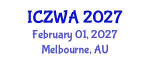 International Conference on Zoology and Wild Animals (ICZWA) February 01, 2027 - Melbourne, Australia International Conference on Zoology and Wild Animals (ICZWA) February 01, 2027 - Melbourne, Australia