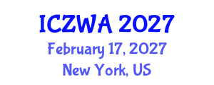 International Conference on Zoology and Wild Animals (ICZWA) February 17, 2027 - New York, United States International Conference on Zoology and Wild Animals (ICZWA) February 17, 2027 - New York, United States