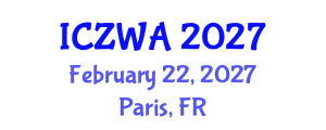 International Conference on Zoology and Wild Animals (ICZWA) February 22, 2027 - Paris, France International Conference on Zoology and Wild Animals (ICZWA) February 22, 2027 - Paris, France