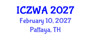 International Conference on Zoology and Wild Animals (ICZWA) February 10, 2027 - Pattaya, Thailand International Conference on Zoology and Wild Animals (ICZWA) February 10, 2027 - Pattaya, Thailand