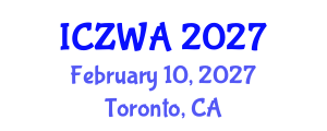 International Conference on Zoology and Wild Animals (ICZWA) February 10, 2027 - Toronto, Canada International Conference on Zoology and Wild Animals (ICZWA) February 10, 2027 - Toronto, Canada