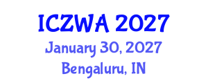 International Conference on Zoology and Wild Animals (ICZWA) January 30, 2027 - Bengaluru, India International Conference on Zoology and Wild Animals (ICZWA) January 30, 2027 - Bengaluru, India