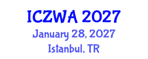 International Conference on Zoology and Wild Animals (ICZWA) January 28, 2027 - Istanbul, Turkey International Conference on Zoology and Wild Animals (ICZWA) January 28, 2027 - Istanbul, Turkey
