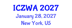 International Conference on Zoology and Wild Animals (ICZWA) January 28, 2027 - New York, United States International Conference on Zoology and Wild Animals (ICZWA) January 28, 2027 - New York, United States
