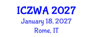 International Conference on Zoology and Wild Animals (ICZWA) January 18, 2027 - Rome, Italy