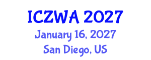International Conference on Zoology and Wild Animals (ICZWA) January 16, 2027 - San Diego, United States International Conference on Zoology and Wild Animals (ICZWA) January 16, 2027 - San Diego, United States