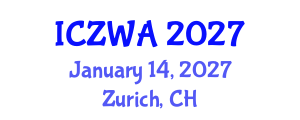 International Conference on Zoology and Wild Animals (ICZWA) January 14, 2027 - Zurich, Switzerland International Conference on Zoology and Wild Animals (ICZWA) January 14, 2027 - Zurich, Switzerland