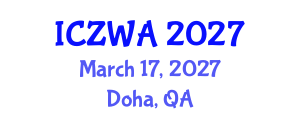 International Conference on Zoology and Wild Animals (ICZWA) March 17, 2027 - Doha, Qatar International Conference on Zoology and Wild Animals (ICZWA) March 17, 2027 - Doha, Qatar