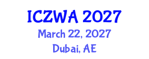 International Conference on Zoology and Wild Animals (ICZWA) March 22, 2027 - Dubai, United Arab Emirates International Conference on Zoology and Wild Animals (ICZWA) March 22, 2027 - Dubai, United Arab Emirates
