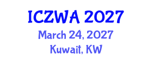 International Conference on Zoology and Wild Animals (ICZWA) March 24, 2027 - Kuwait, Kuwait International Conference on Zoology and Wild Animals (ICZWA) March 24, 2027 - Kuwait, Kuwait