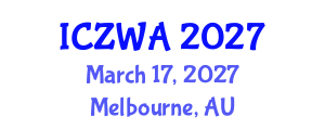 International Conference on Zoology and Wild Animals (ICZWA) March 17, 2027 - Melbourne, Australia International Conference on Zoology and Wild Animals (ICZWA) March 17, 2027 - Melbourne, Australia