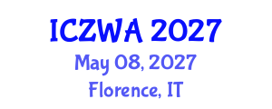 International Conference on Zoology and Wild Animals (ICZWA) May 08, 2027 - Florence, Italy International Conference on Zoology and Wild Animals (ICZWA) May 08, 2027 - Florence, Italy