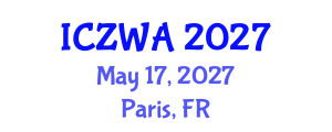 International Conference on Zoology and Wild Animals (ICZWA) May 17, 2027 - Paris, France International Conference on Zoology and Wild Animals (ICZWA) May 17, 2027 - Paris, France