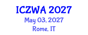 International Conference on Zoology and Wild Animals (ICZWA) May 03, 2027 - Rome, Italy International Conference on Zoology and Wild Animals (ICZWA) May 03, 2027 - Rome, Italy