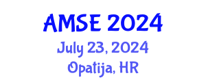 International Congress on Advanced Materials Sciences and Engineering (AMSE) July 23, 2024 - Opatija, Croatia