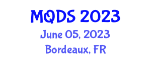 International Congress on Measurement, Quality and Data Science (MQDS) June 05, 2023 - Bordeaux, France