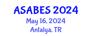 International Congress on Sustainable Agriculture, Biological & Environmental Sciences (ASABES) May 16, 2024 - Antalya, Turkey