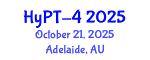International Forum on Hydrogen Production Technologies (HyPT-4) October 21, 2025 - Adelaide, Australia