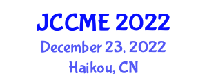 International Joint Conference on Civil and Marine Engineering (JCCME) December 23, 2022 - Haikou, China